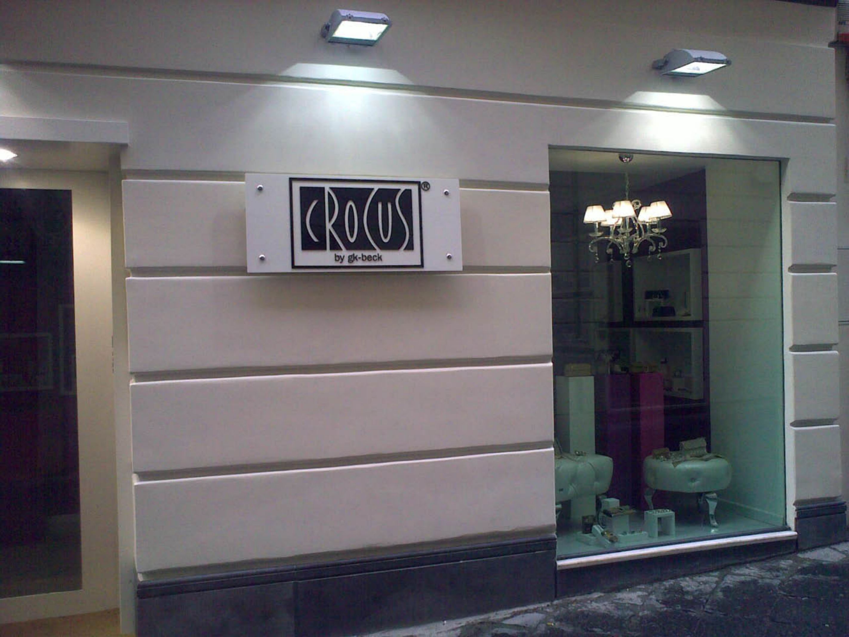 Crocus shop in Naples, Italy