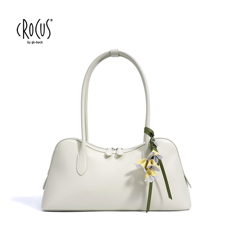 CROCUS Minimalist Leather Underarm Bag